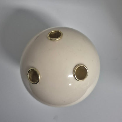 Kugel auf drei Beinen - Stift-/ Zigaretten-/Kerzenhalter - Kunststoff -Space Age
