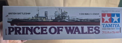 Tamiya: British Battleship "Prince of Wales" Modellbausatz Item 78011, 1:350