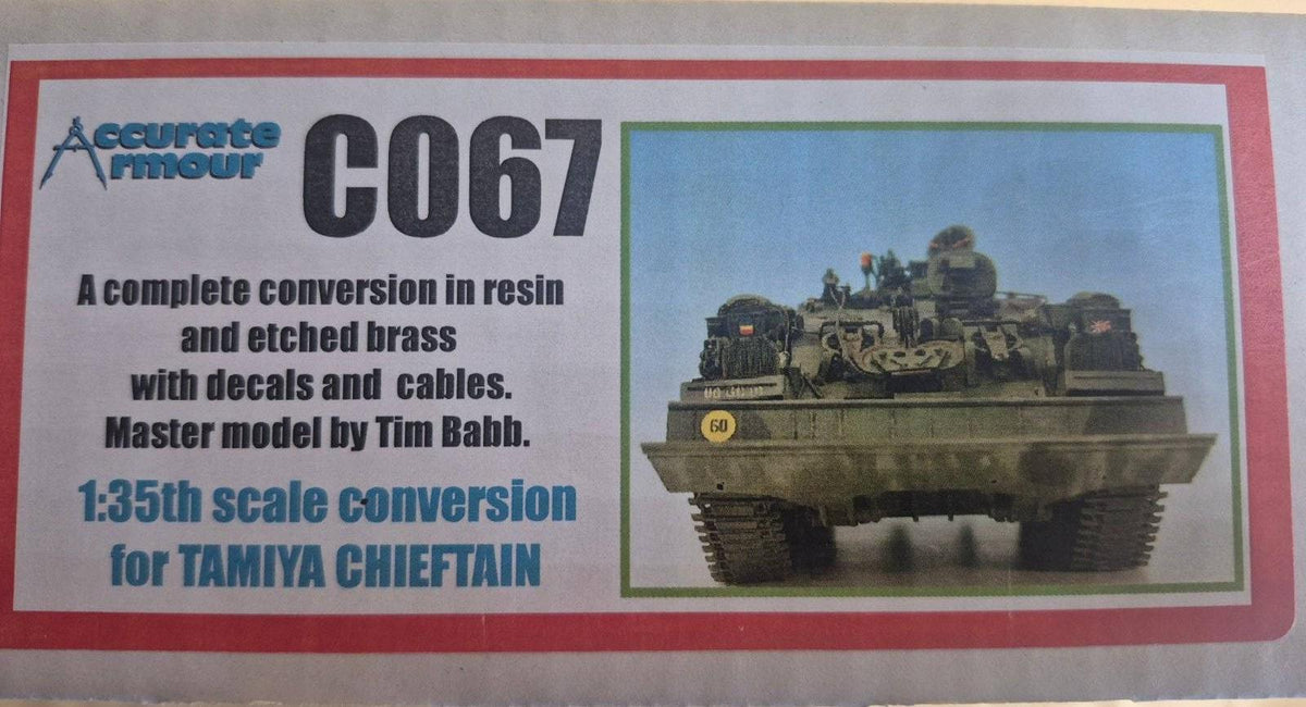 Accurate Armour C067 British Chieftain ARV Mk-5 1:35 Resin Konversion Tamiya