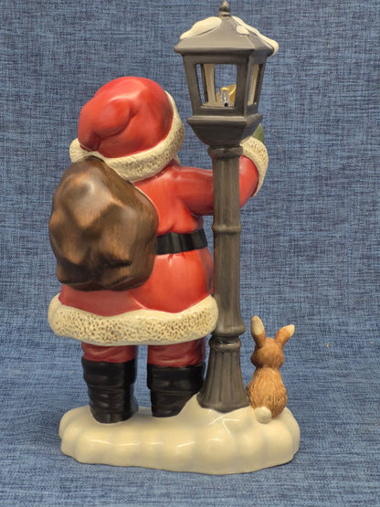 Goebel Weihnacht Auf dem Weg zu den Kindern Santa Figur LTD ED 553/1999, 27 cm