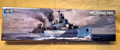 Trumpeter 1/350 HMS Belfast 1942 Modellbausatz 520+ Teile Kreuzer OVP