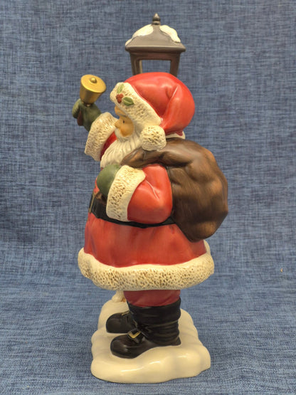 Goebel Weihnacht Auf dem Weg zu den Kindern Santa Figur LTD ED 553/1999, 27 cm