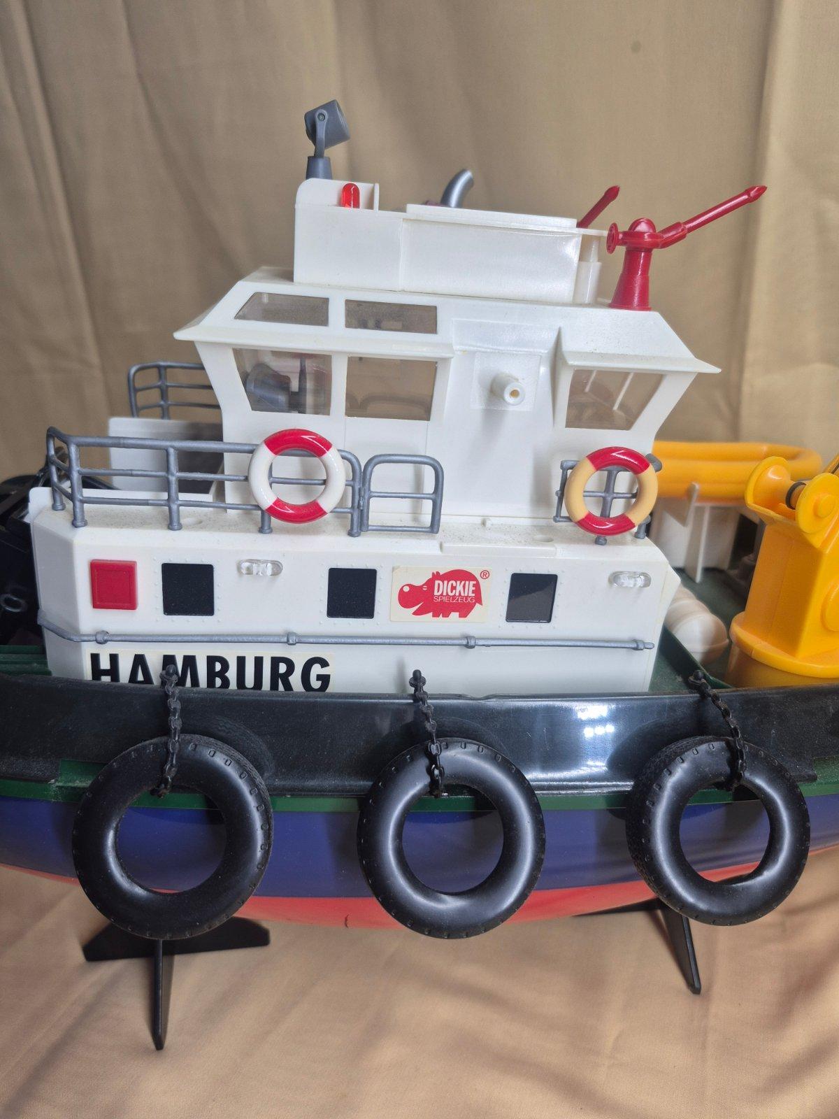 Dickie RC Harbour Boat Hamburg Schlepper Funkfernsteuerung 3-Kanal OVP