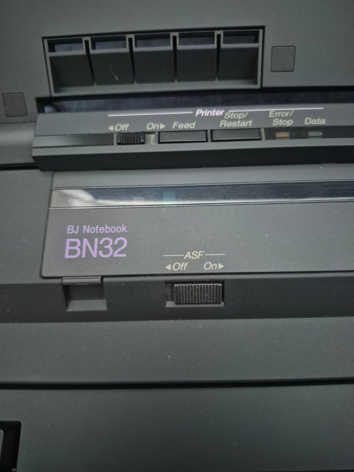 Canon BJ Notebook BN32P  Laptop 486 integrierter Drucker MS-DOS Windows3 Vintage