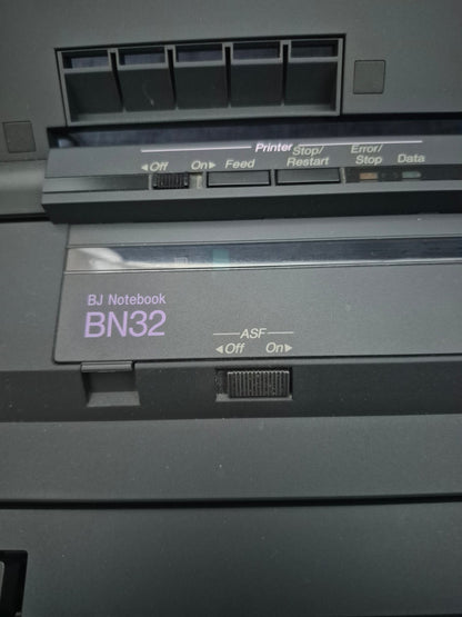 Canon BJ Notebook BN32P  Laptop 486 integrierter Drucker MS-DOS Windows3 Vintage