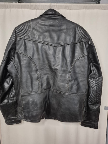 Hein Gericke - Lederjacke - Bikerjacke - Echt Leder - schwarz - Gr. 56