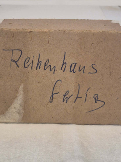 Faller Modellhaus Reihenhaus mit Laden H0 Modelleisenbahn fertig gebaut