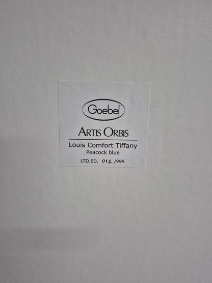 Goebel - Artis Orbis - Louis Comfort Tiffany -Peacock Blue - Ltd.Ed. 014/999