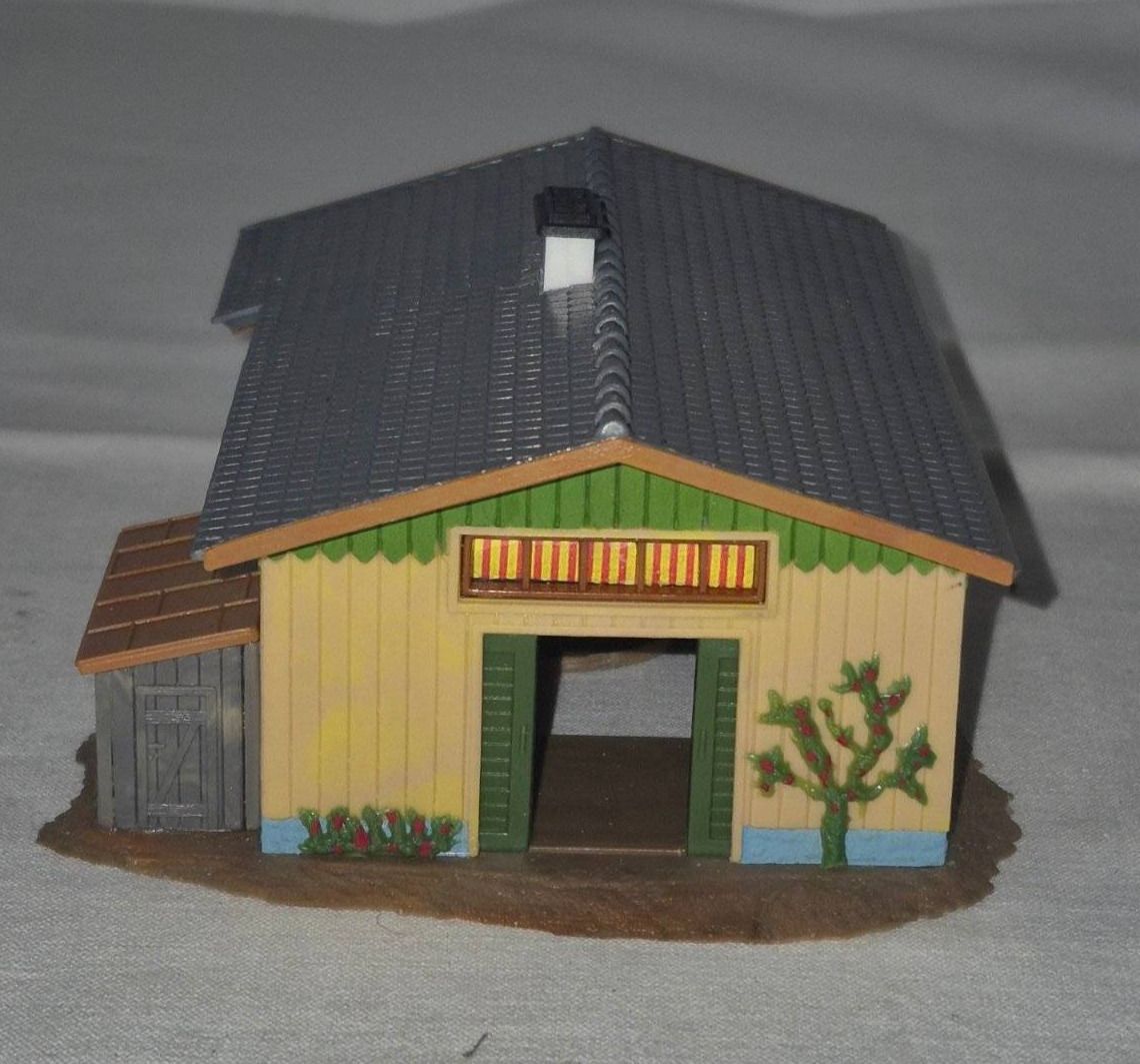 Faller B152 Modellbahn  Lagerschuppen Lagerhaus fertig bemalt H0 Vintage