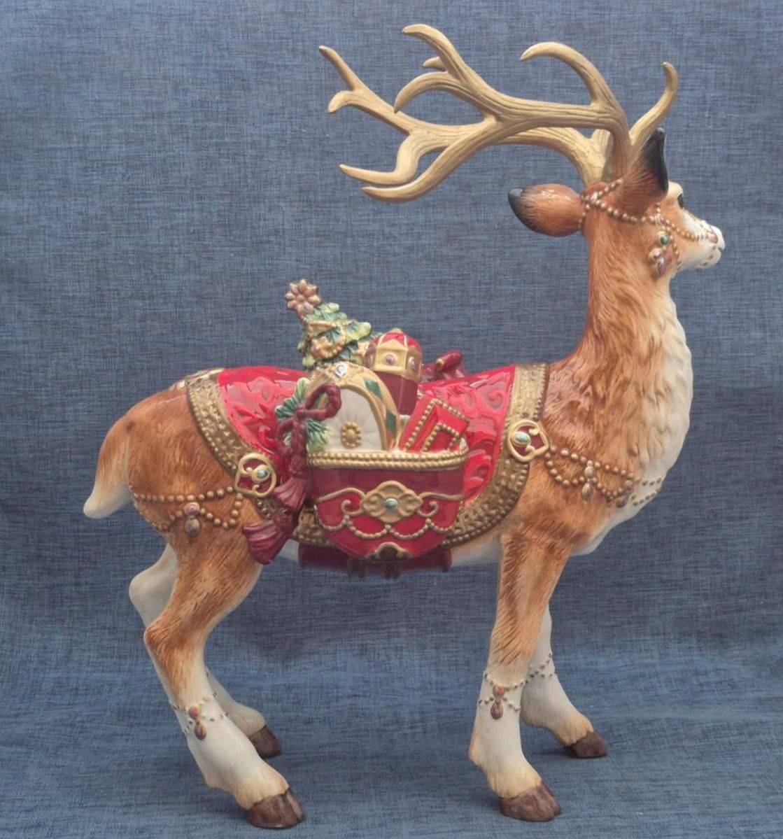 Fitz and Floyd - Goebel Porzellan - Rendeer - Rentier - Weihnachten