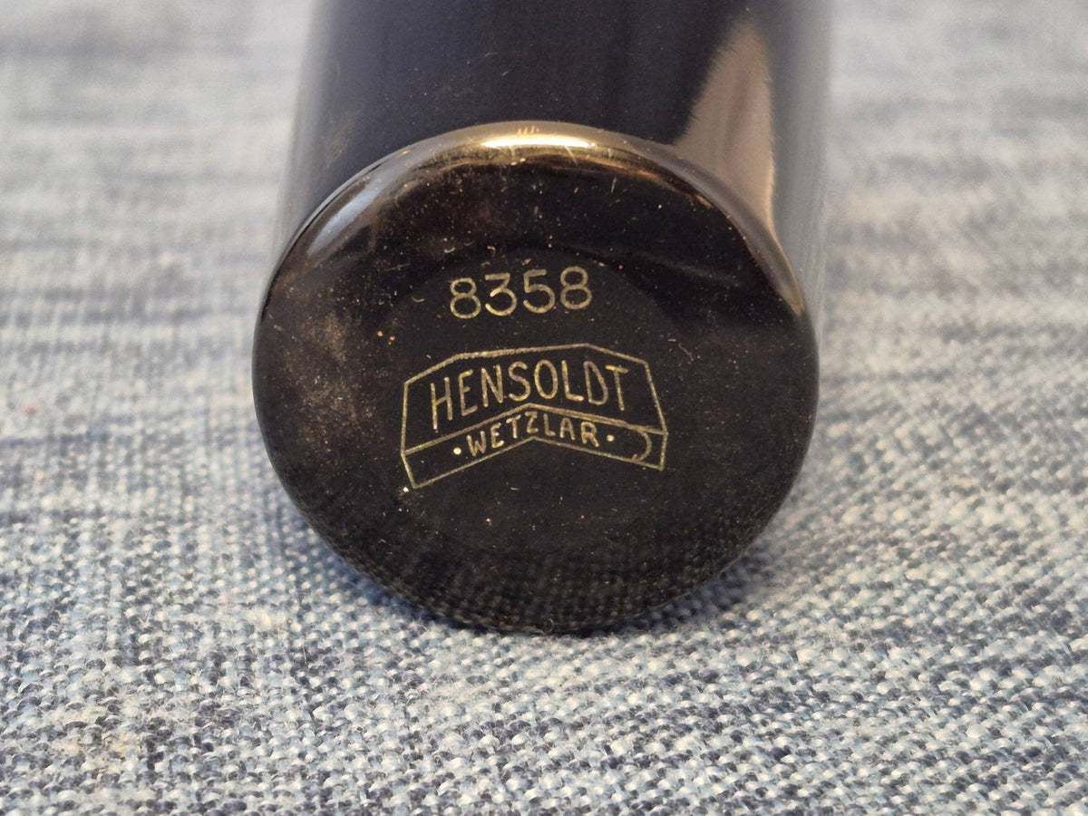 Hensoldt Wetzlar Taschenmikroskop Refraktometer D.R.P. Antik Nr.8358 Ledertasche