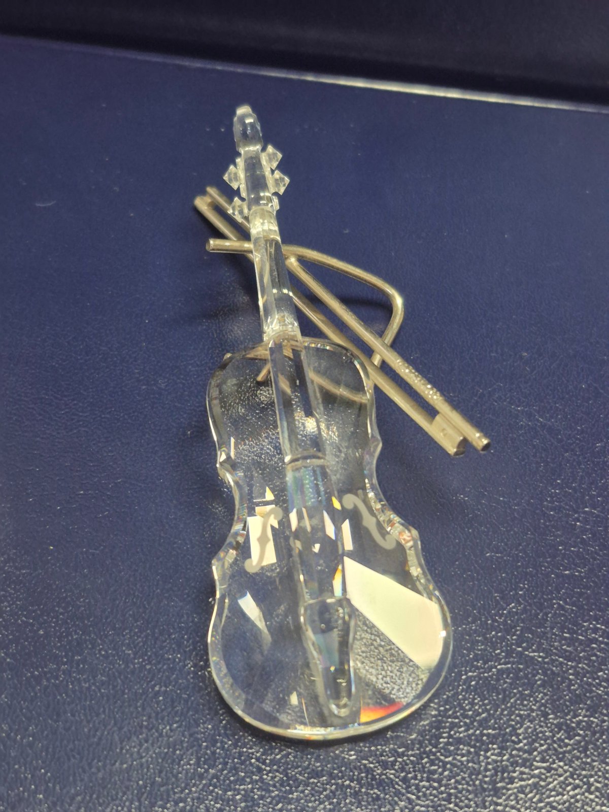 Swarovski - Flügel /Hocker 174506 - Violine 203056 - Laute 169246 - Kristallglas