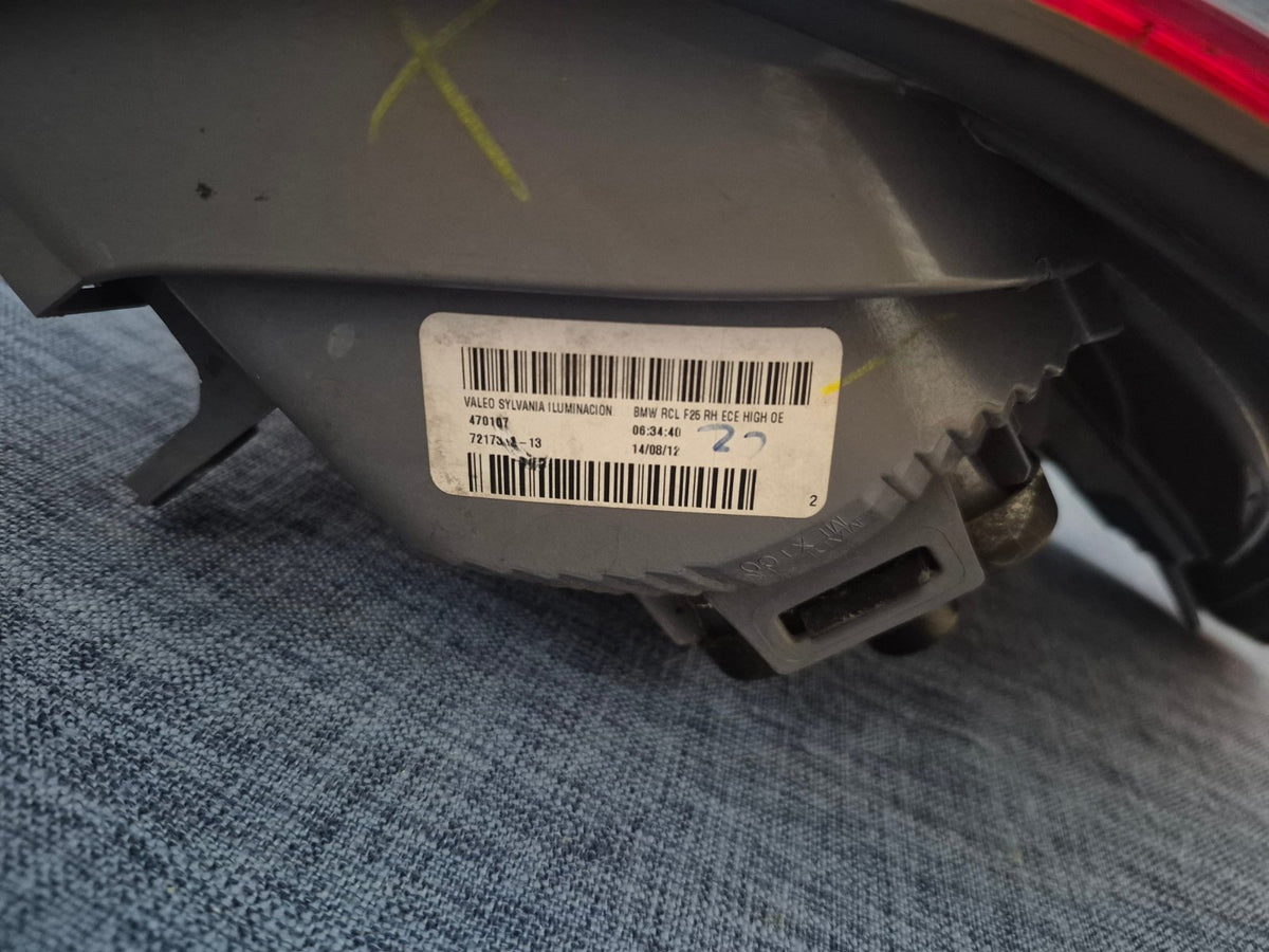 BMW X3 F25 Rückleuchte hinten rechts RH OE Valeo Sylvania ECE High 2012