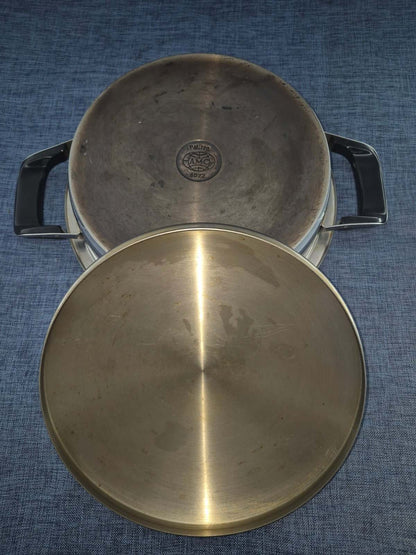 AMC Edelstahl Kochtopf mit Deckel 8072 Thermocontrol Topf gebraucht