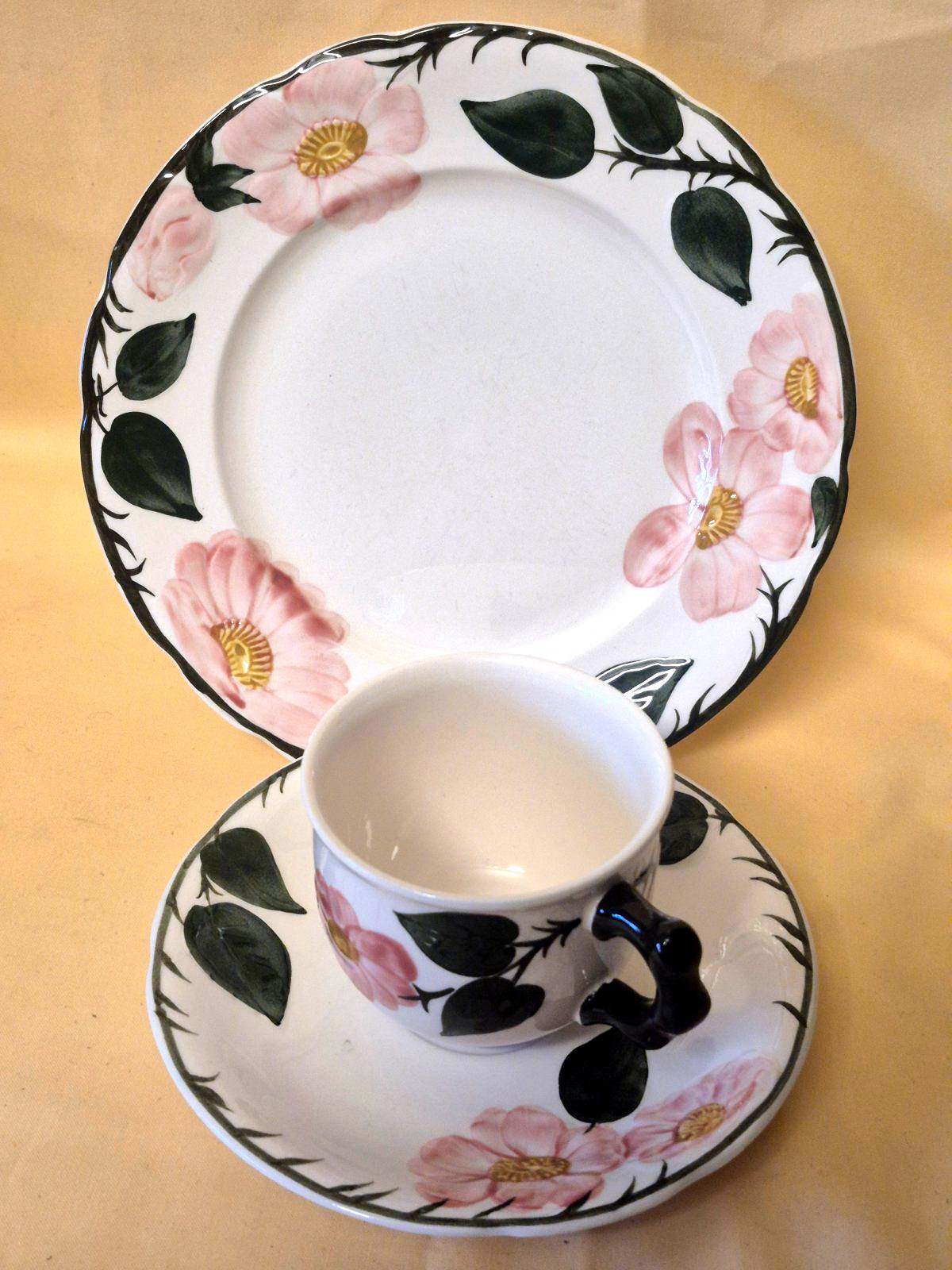 Villeroy & Boch "Wild-Rose" Kaffeeservice 6 Pers. 18-tlg Handmalerei Germany