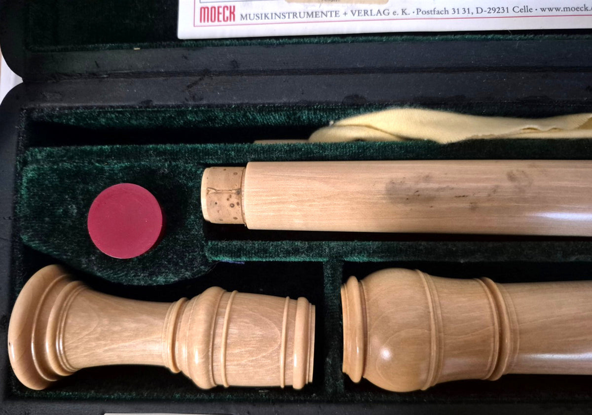 Moeck Rottenburgh 4300 Altblockflöte Ahorn Barock mit Koffer & Zubehör