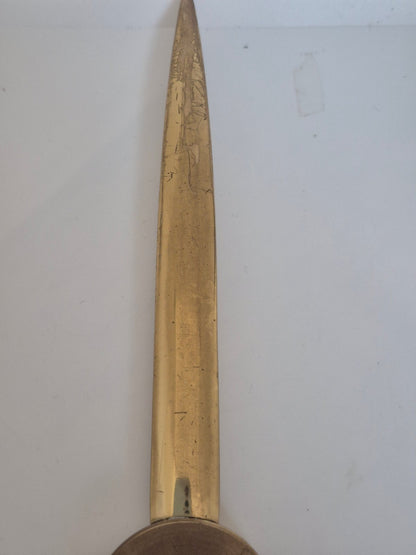 Ducado Swiss Uhr eingearbeitet in einen Brieföffner - Handaufzug Mid Century