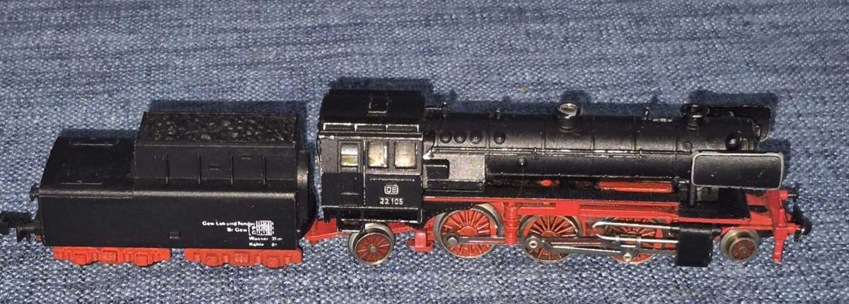 Arnold Rapido N Spur Dampflok BR 23 105 DB mit Tender Art.0223 OVP getestet