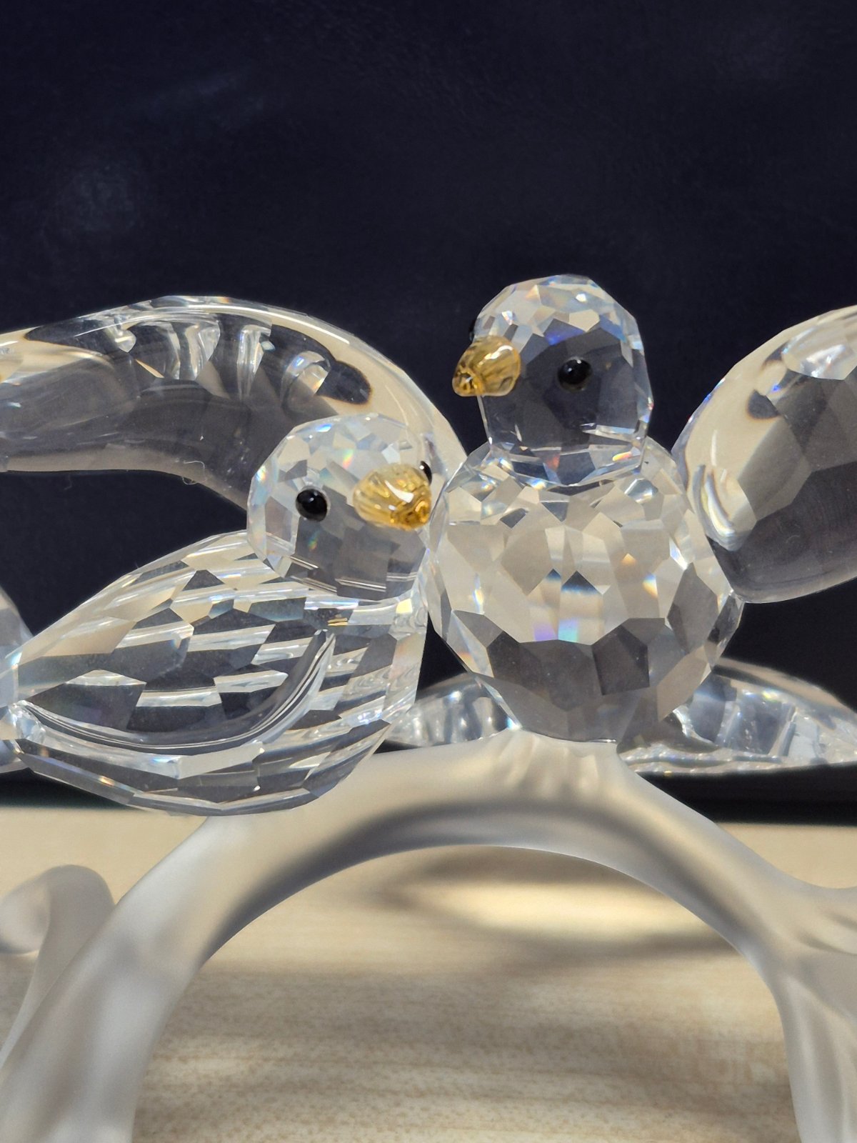 Swarovski - Nr. 657378 - Turteltauben - ca 10,5 cm - Kristallglas