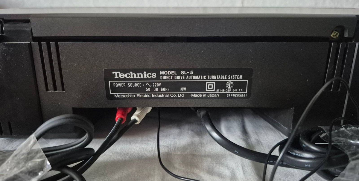 Technics SL-5 Direct Drive Automatic Turntable System Plattenspieler Vintage