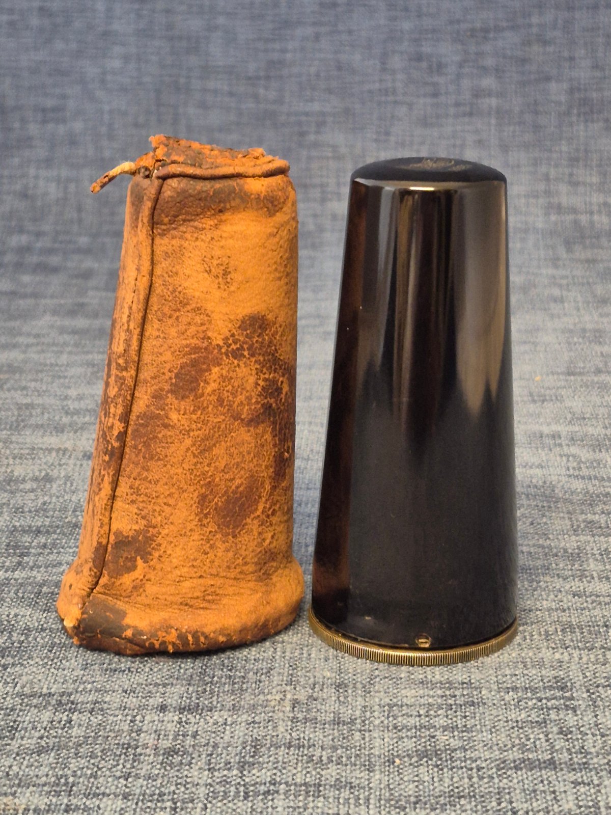 Hensoldt Wetzlar Taschenmikroskop Refraktometer D.R.P. Antik Nr.8358 Ledertasche