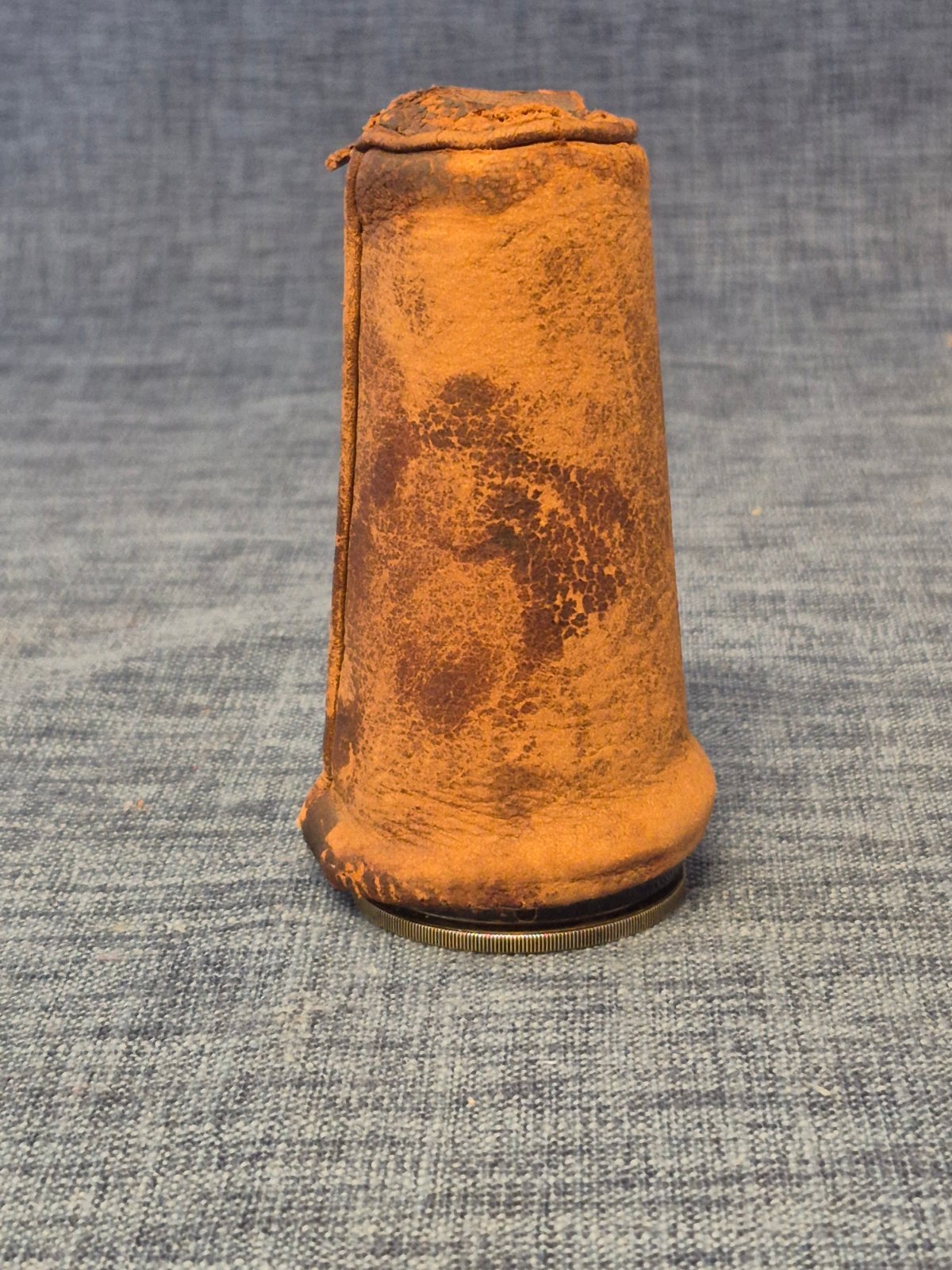 Hensoldt Wetzlar Taschenmikroskop Refraktometer D.R.P. Antik Nr.8358 Ledertasche